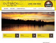 Tablet Screenshot of outbackrealty.com
